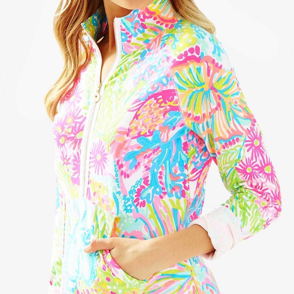 Lilly Pulitzer Lovers Coral Popover